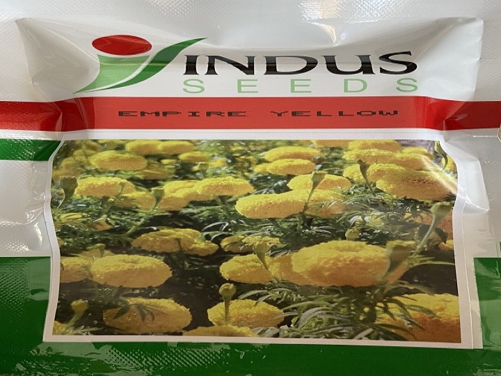 Marigold Empire Yellow (Indus Seeds)