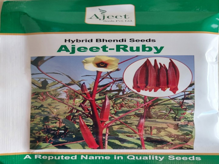 Okra Ruby (Ajeet Seeds)