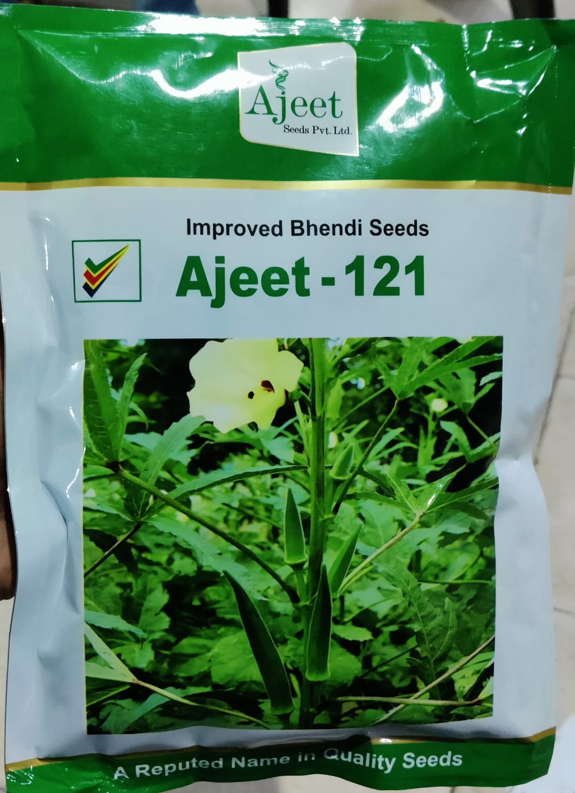 Okra Ajeet-121 (Ajeet Seeds)