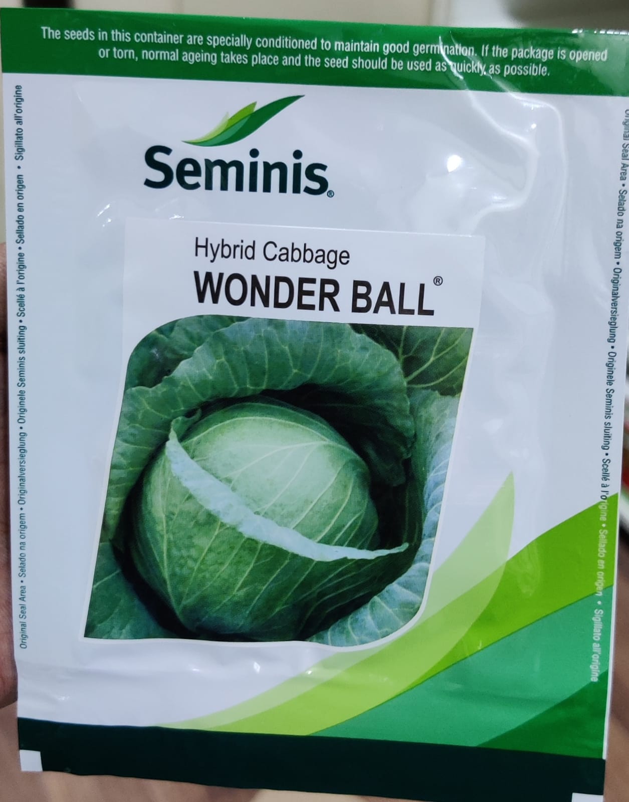 Cabbage Wonder Ball (Seminis Seeds)
